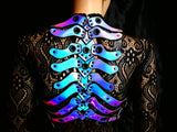 Iridescent Maskinbien Cyber Rib Cage