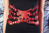 Spider Silk Cincher belt: Red