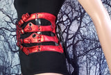 Spider Silk Cincher belt: Red