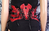 Spider Silk Cincher belt: Red