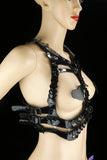 Black Maskinbien Rib Cage Harness