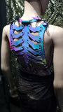 Maribaal Clothing  Rainbow Witchy Ribcage Top Ver.1 Body Harness
