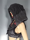 Cyber Goth Hooded Top. One-of-a-Kind